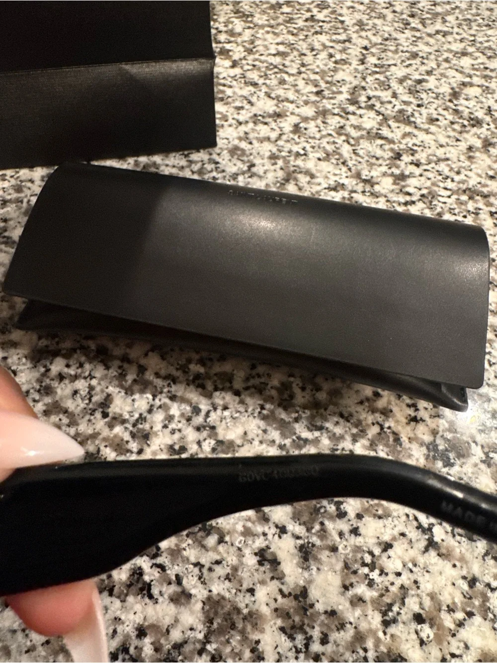 Saint Laurent Black SLM19 Wayfarer Sunglasses - Picture 5 of 9